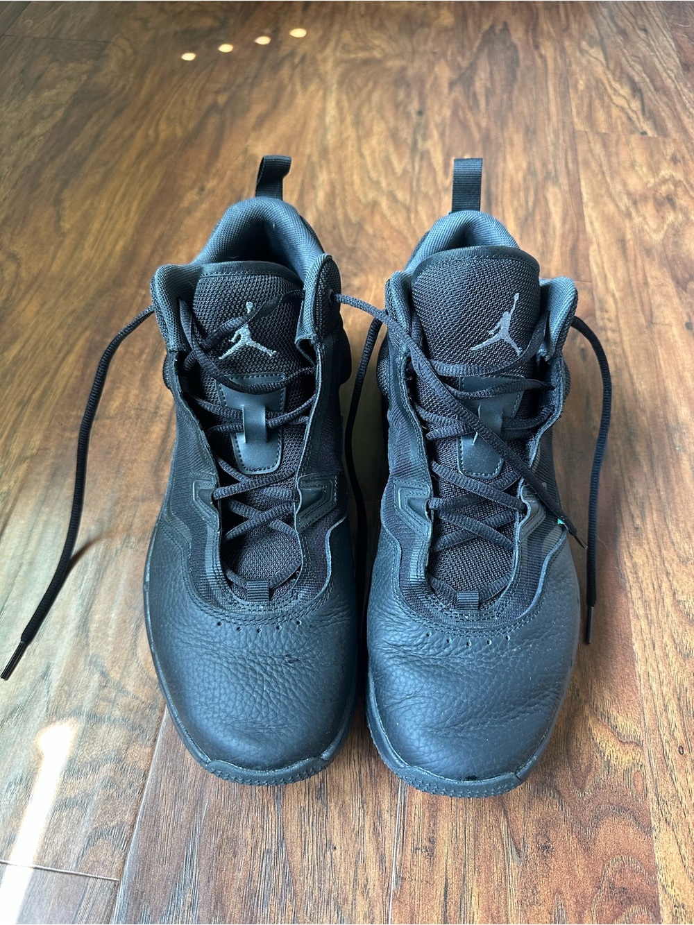 Jordan Black High-Top Athletic Sneakers